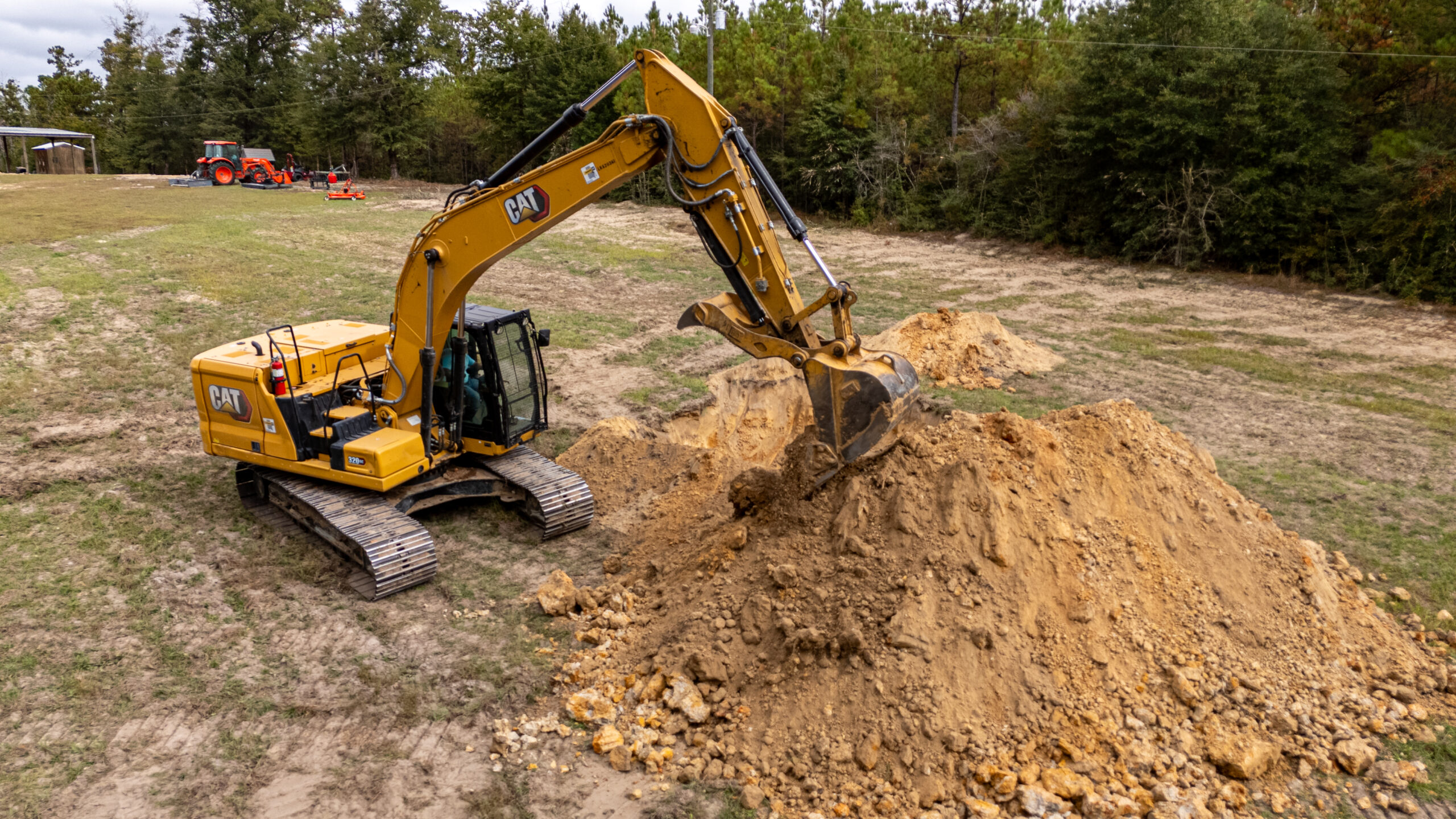Skid steer clearing — Virginia Road project, Baldwin County